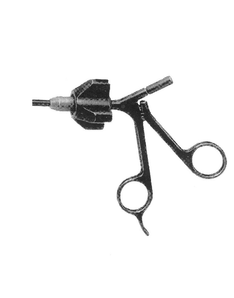 İZOLELİ ENDO  KAVRAMA FORSEPS H MODEL SAP ÇAP: 5MM L:36CM